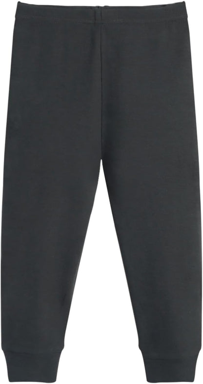 GLASH Kids Baby and Toddler Boys Cotton Pants, 4 Pack 2T-6Y Joggers Sweatpants for Boys