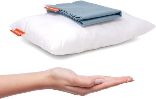 Pipsqueak Pillow - Small, Mini, Tiny - 11 x 7 in - Perfect for Travel, Cars, Airplanes, Camping