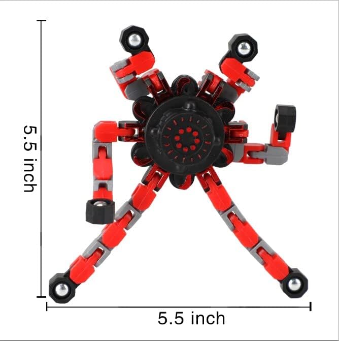 Fidget Spinners, 8 Pack Transformable Fidget Spinners Toys Party Favors for Kids 4-8 8-12 Goodie
