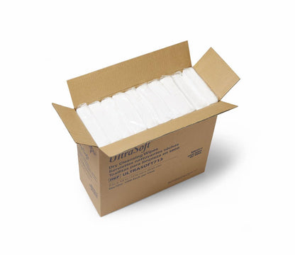 Medline Ultrasoft Dry Baby Wipes, Gentle Disposable Cleansing Cloths, 1,200 Count, Dry Wipe Size is