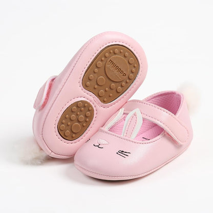 Baby Shoes Mary Jane Flats Non Slip Soft Sole Infant Toddler Sneakers First Walkers Party Christmas