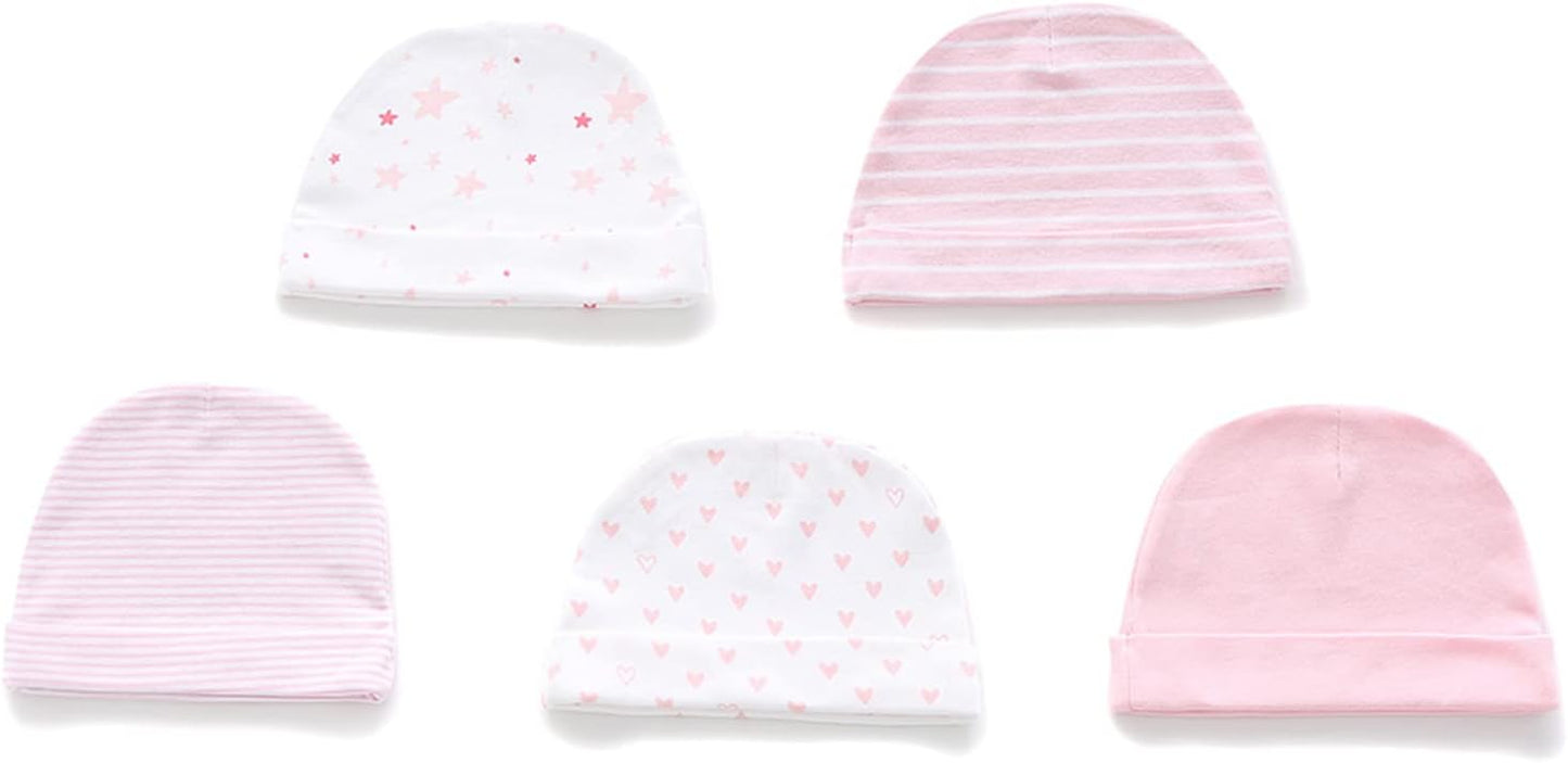Newborn Layette Gift Set Bodysuits Pants for Baby Girl and Boy 24 Piece 100% Cotton Essentials and