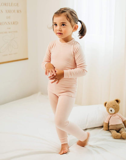 VAENAIT 6M-12Y Toddler Toddler Kids Toddler Girls Boys Soft Comfy Modal Tencel Solid Raglan