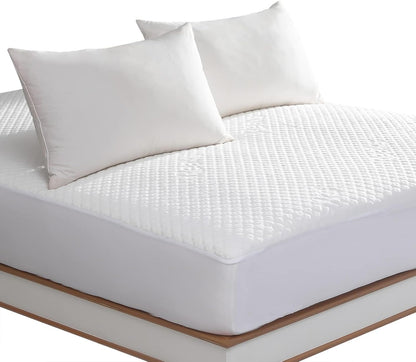 King Size Waterproof Mattress Protector Fitted Mattress Pad Cover with Deep Pocket Up to 18''