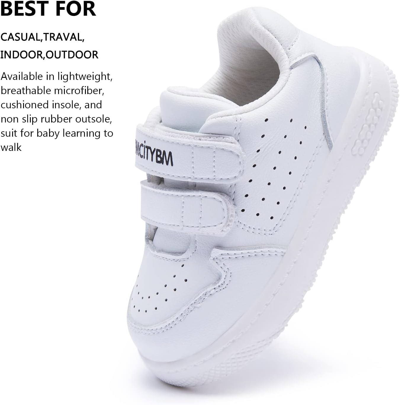 BMCiTYBM Baby Shoes Infant Boy Girl First Walker Shoes Toddler Walking Shoes Lightweight Non-Slip
