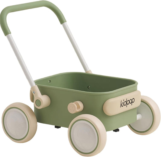 PULA Baby Push Walker with Wheels Toddler Wagon for First Learner Baby Toys 6-12 Months, 1 Year Old