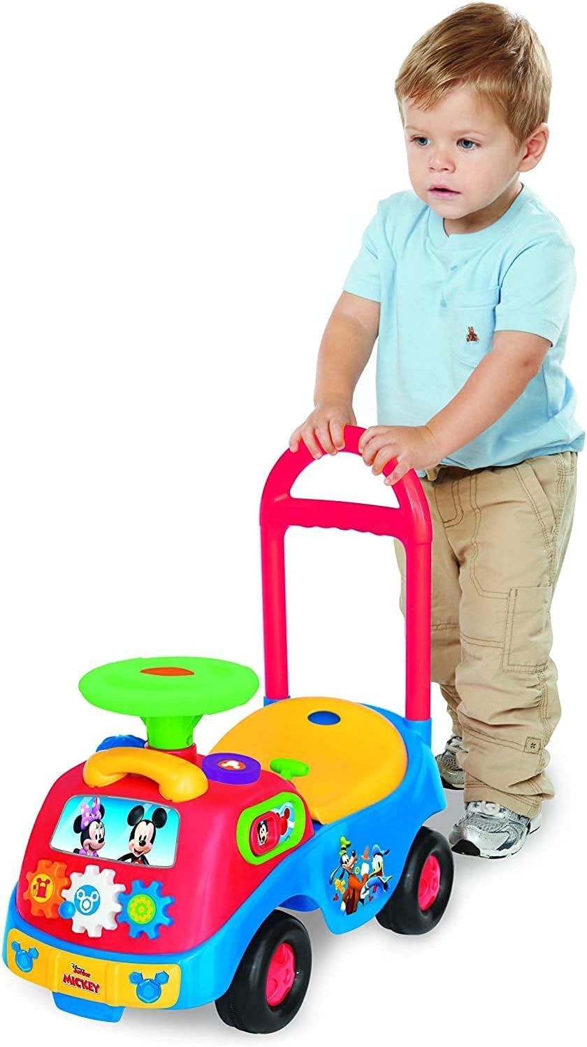 Kiddieland Mickey & Friends Activity Ride-On Car with Lights & Sounds