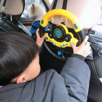Coherny Simulated Driving Controller Portable Simulated Driving Steering Wheel Copilot Toy