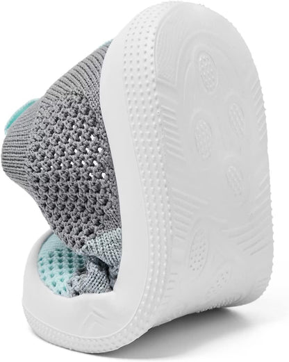 Eashi Baby Boy Girl Non-Skid Indoor Infant Walking Shoes Breathable Warm Elastic Sock Shoes with