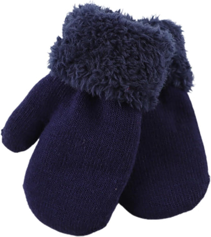 PESAAT Baby Girl Mittens Fleece Toddler Boy Mittens Warm Kids Winter Gloves Unisex Cold Weather