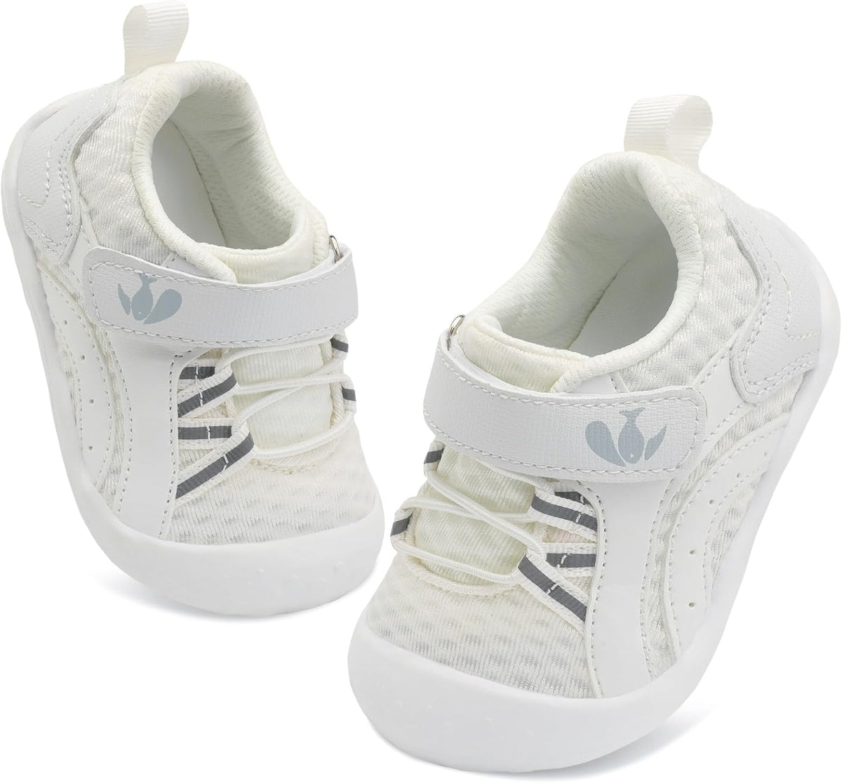 FEETCITY Wide Baby Shoes Boys Girls Baby Barefoot Shoes Breathable Infant Walking Shoe Crib Sock