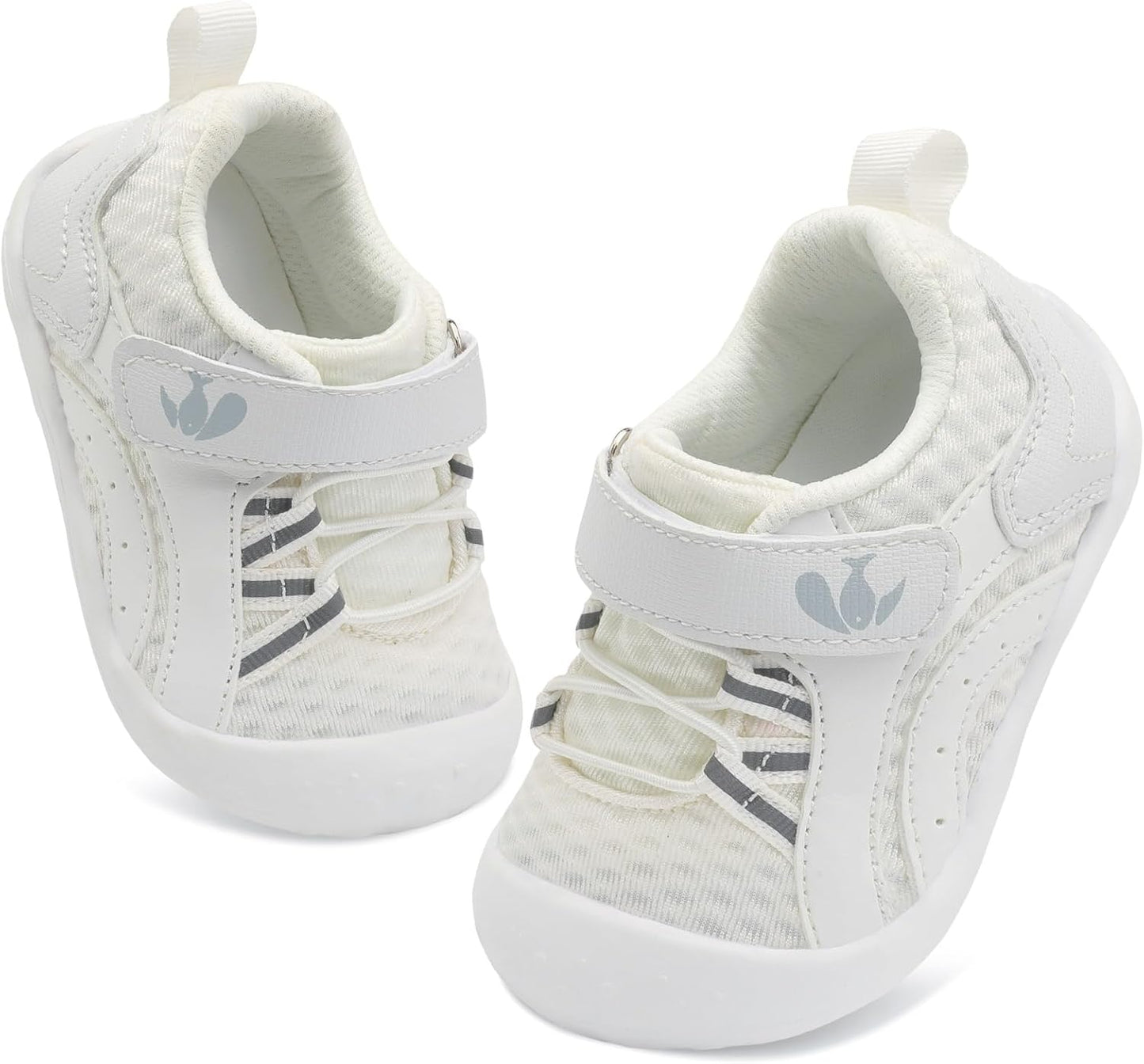 FEETCITY Wide Baby Shoes Boys Girls Baby Barefoot Shoes Breathable Infant Walking Shoe Crib Sock