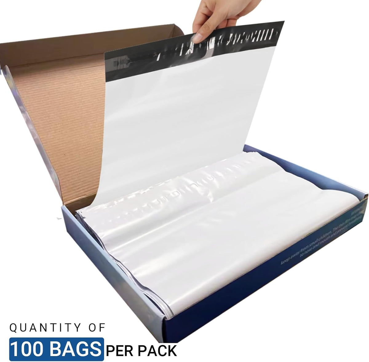 Calvana100 Pcs Extra Thick Adult Diaper Disposable Bags Odor Tight Sealing Disposal Bags Tear