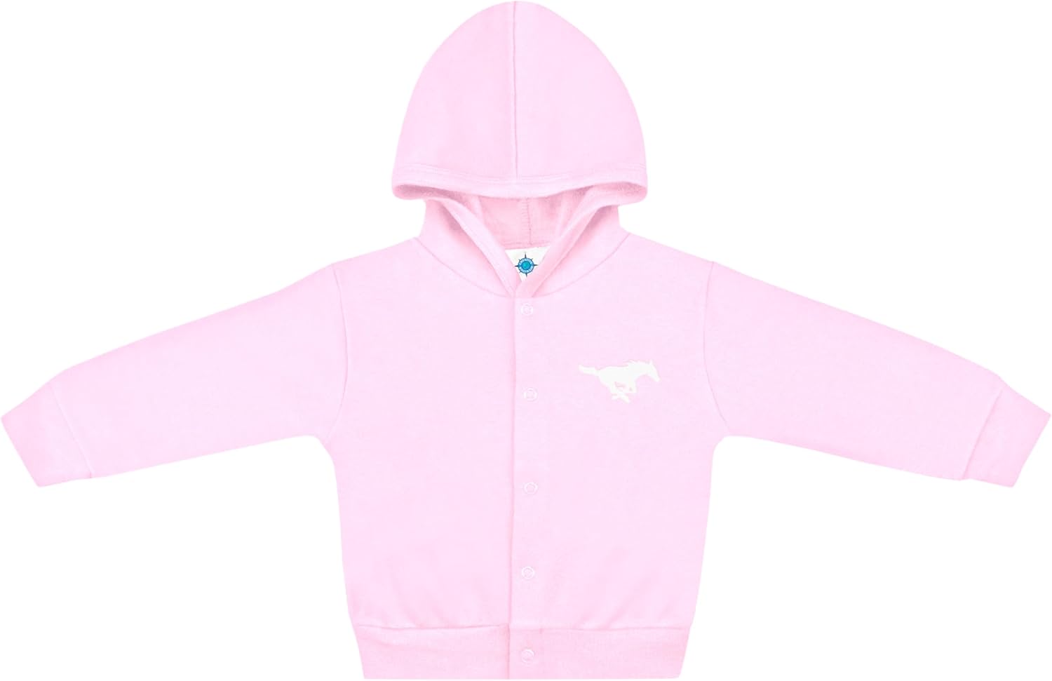 Creative Knitwear College Baby Snap Hooded Jacket - Team Logo, Multiple Colors, for Boys & Girls