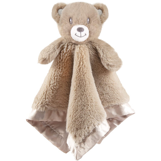 Baby Bear Security Blanket Soft Minky Baby Lovey Animal Plush Blanket Unisex Lovie Gift for