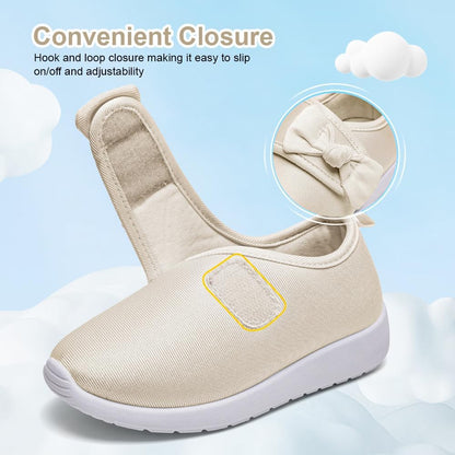 nerteo Toddler Girl Shoes Lightweight Slip On Sneakers for Kids