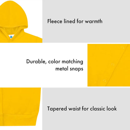 Creative Knitwear College Baby Snap Hooded Jacket - Team Logo, Multiple Colors, for Boys & Girls