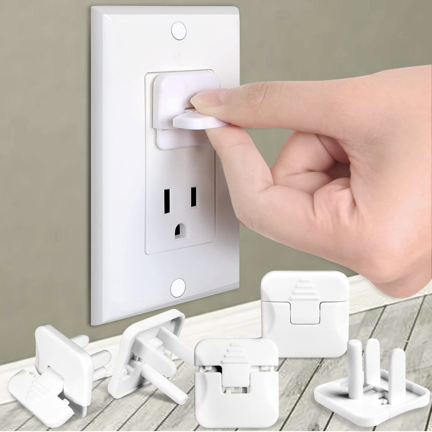 Outlet Covers Babepai 38-Pack White Child Proof Electrical Protector Safety Improved Baby Safety