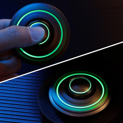 Cool Spaceship Fidget Spinners Metal, UFO Model Finger Hand Spinner, Anti Anxiety Stress Relief