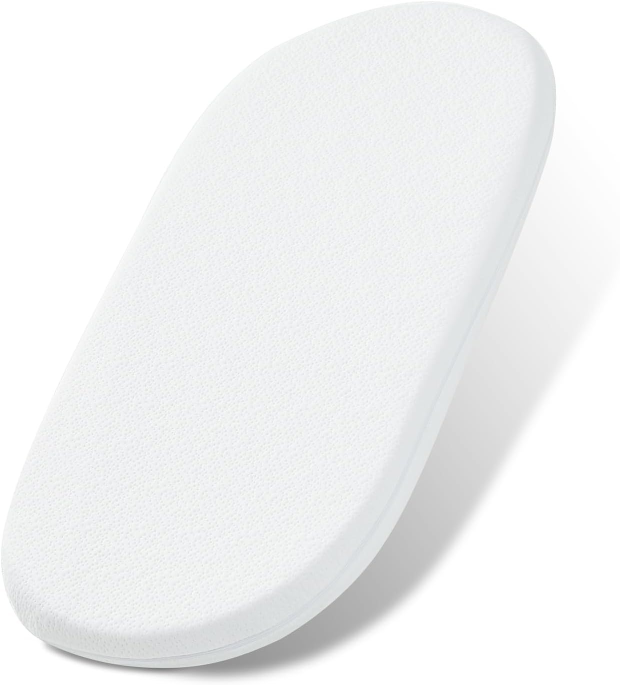 NeoBorn Baby Bassinet Mattress Pad, 32" x 16" Dual Sided Comfort Gel Memory Foam Mattress with