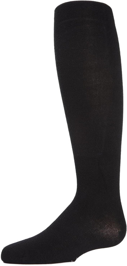 MeMoi Soft Pima Cotton Tights for Girls, Soft and Lightweight Opaque Tights for girls - Sizes 8 to