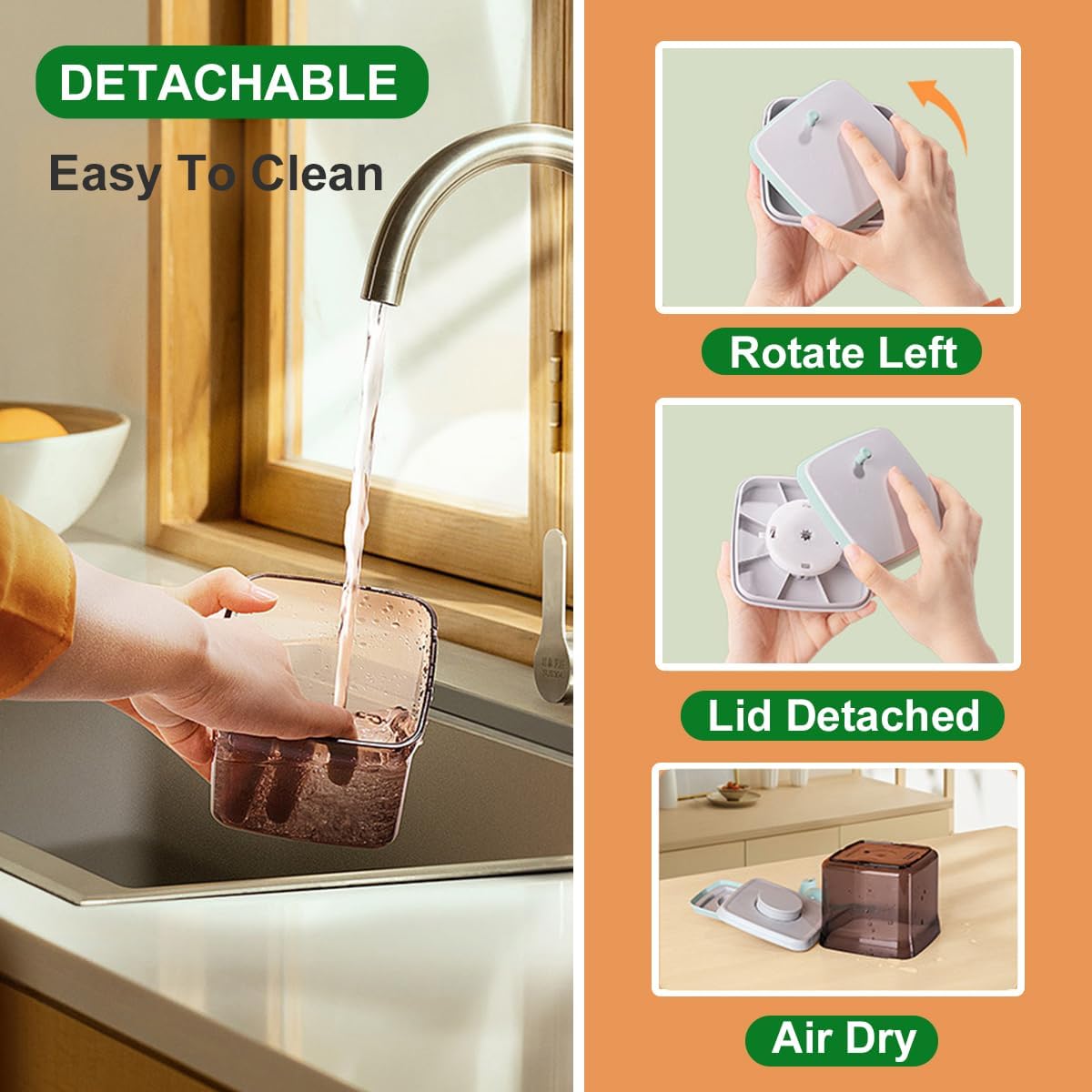 Formula Container, 1700Ml/730g Airtight Formula Dispenser, One Button Handy Pop Up Food Containers