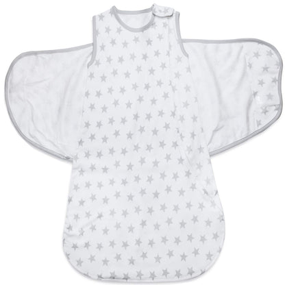 Baby Swaddle,Adjustable Wearable Baby Sleep Sack XL,Miracle Swaddles for Babies Large,100%