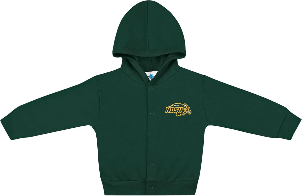 Creative Knitwear College Baby Snap Hooded Jacket - Team Logo, Multiple Colors, for Boys & Girls