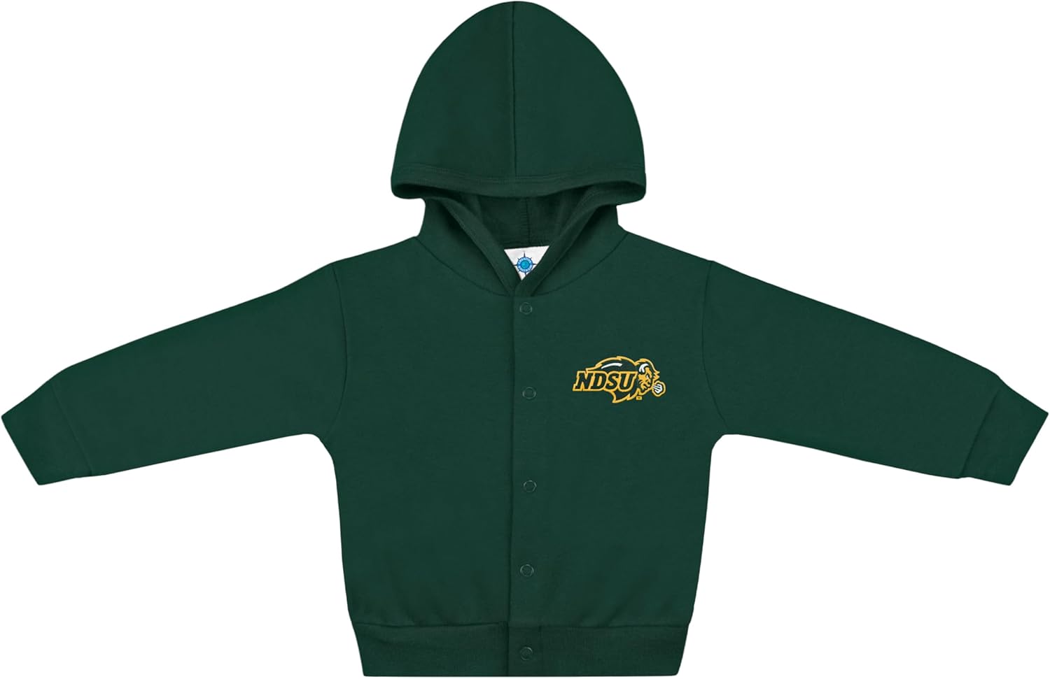 Creative Knitwear College Baby Snap Hooded Jacket - Team Logo, Multiple Colors, for Boys & Girls