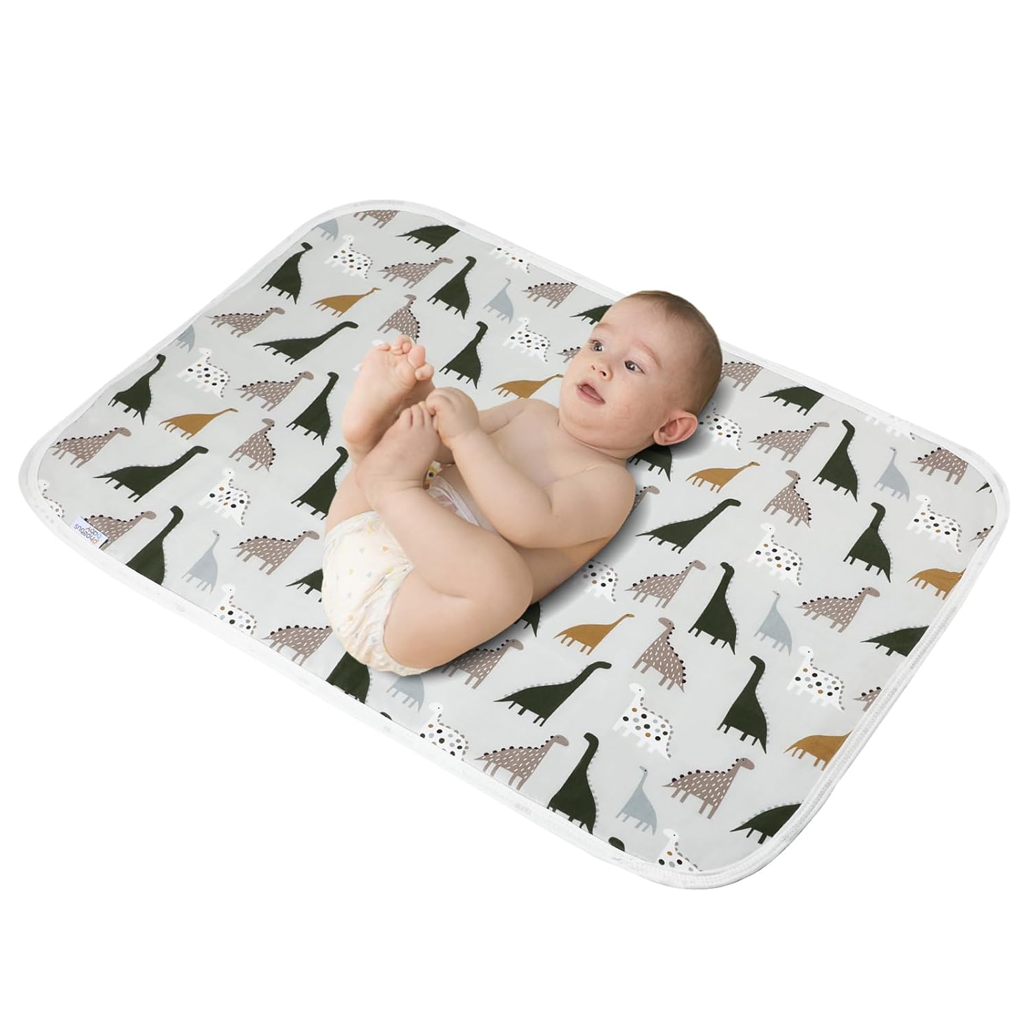 Baby Diaper Changing Pad, 21 5/8" x 31.5" Waterproof Changing Pad Liners - Reusable Soft and