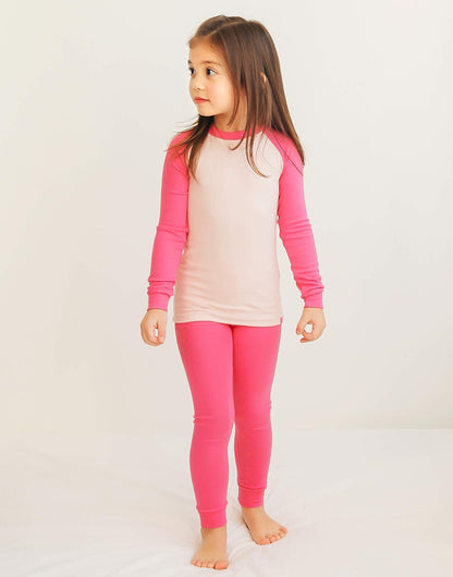 VAENAIT 6M-12Y Toddler Toddler Kids Toddler Girls Boys Soft Comfy Modal Tencel Solid Raglan