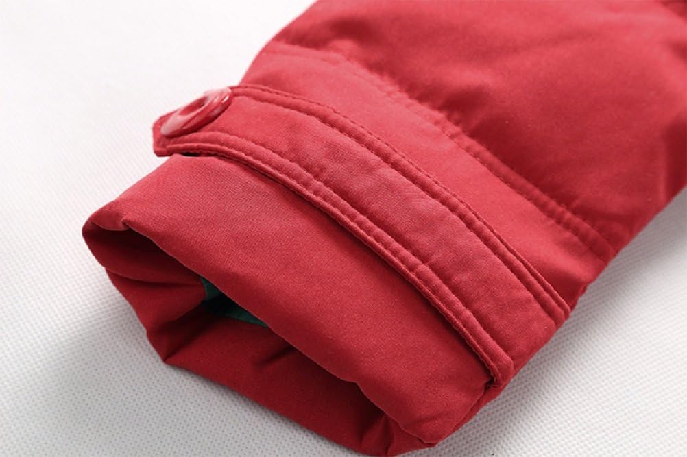 Vinmin Kids Winter Latest Thicken Hooded Jacket Warm Quilted Coat Casual Outdoor Cool Cute for Boys