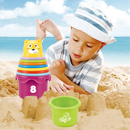 Cosaway Baby Stacking Nesting Cups Toys, Baby Toys 6 to 12 Months, Montessori Toys for Toddler
