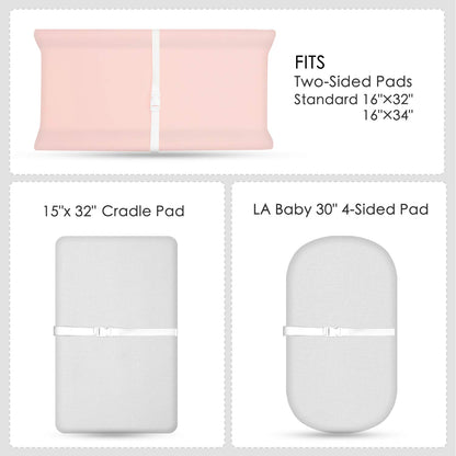 TILLYOU Changing Pad Cover Set in Soft Jersey Material Diaper Changing Table Sheets - Fits