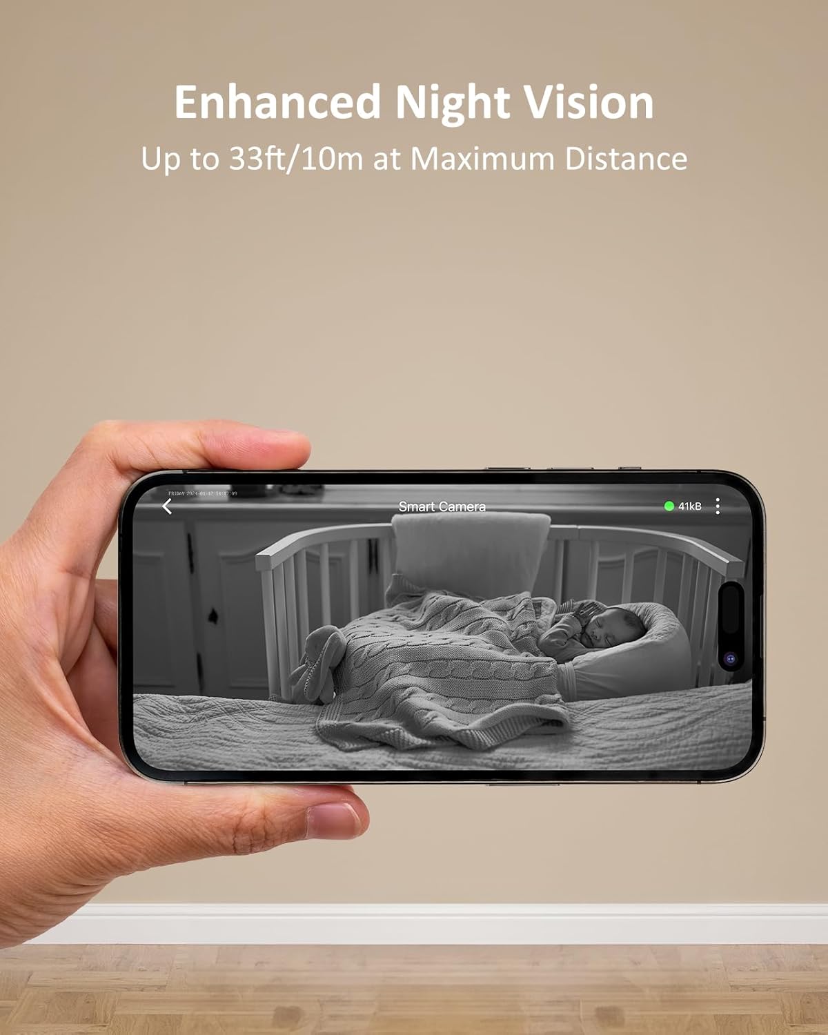 ANNKE 4K UHD House Cameras with Audio and Video, Crater Reno 2.4/5 GHz WiFi Pan & Tilt Camera, 8MP