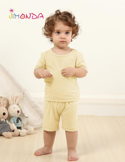 Jimonda Baby Boys Girls Pajama Sets Toddler Sleepwear Cool Jammies 2pcs Viscose from Bamboo PJs