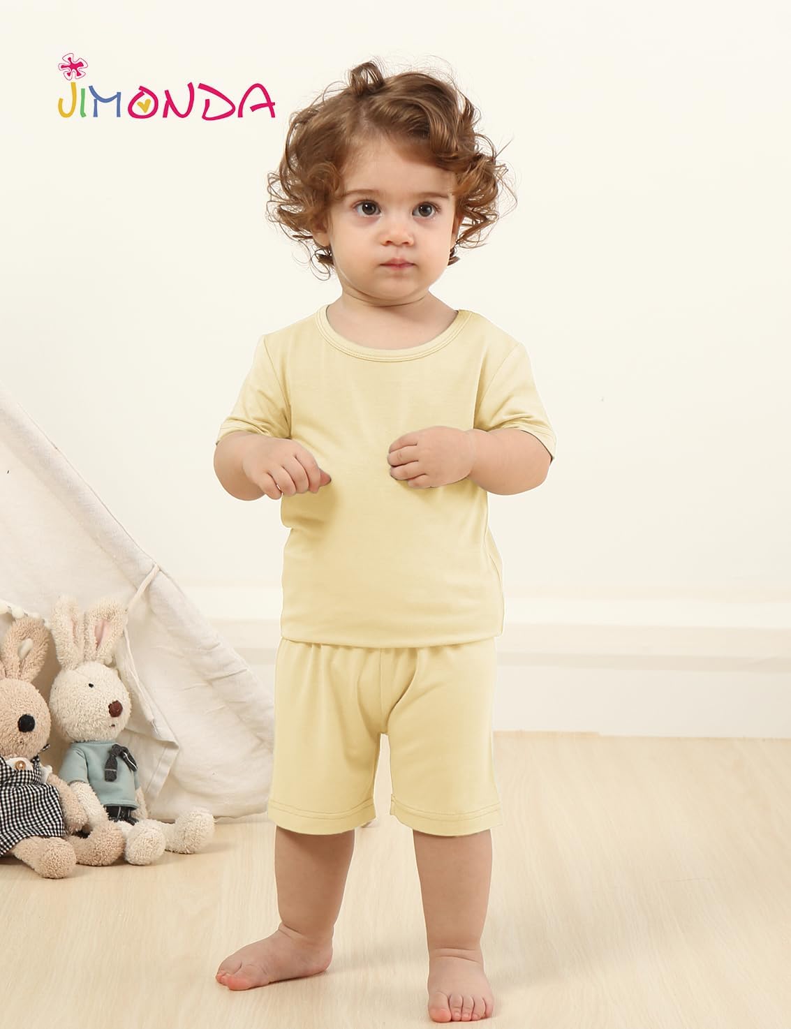 Jimonda Baby Boys Girls Pajama Sets Toddler Sleepwear Cool Jammies 2pcs Viscose from Bamboo PJs