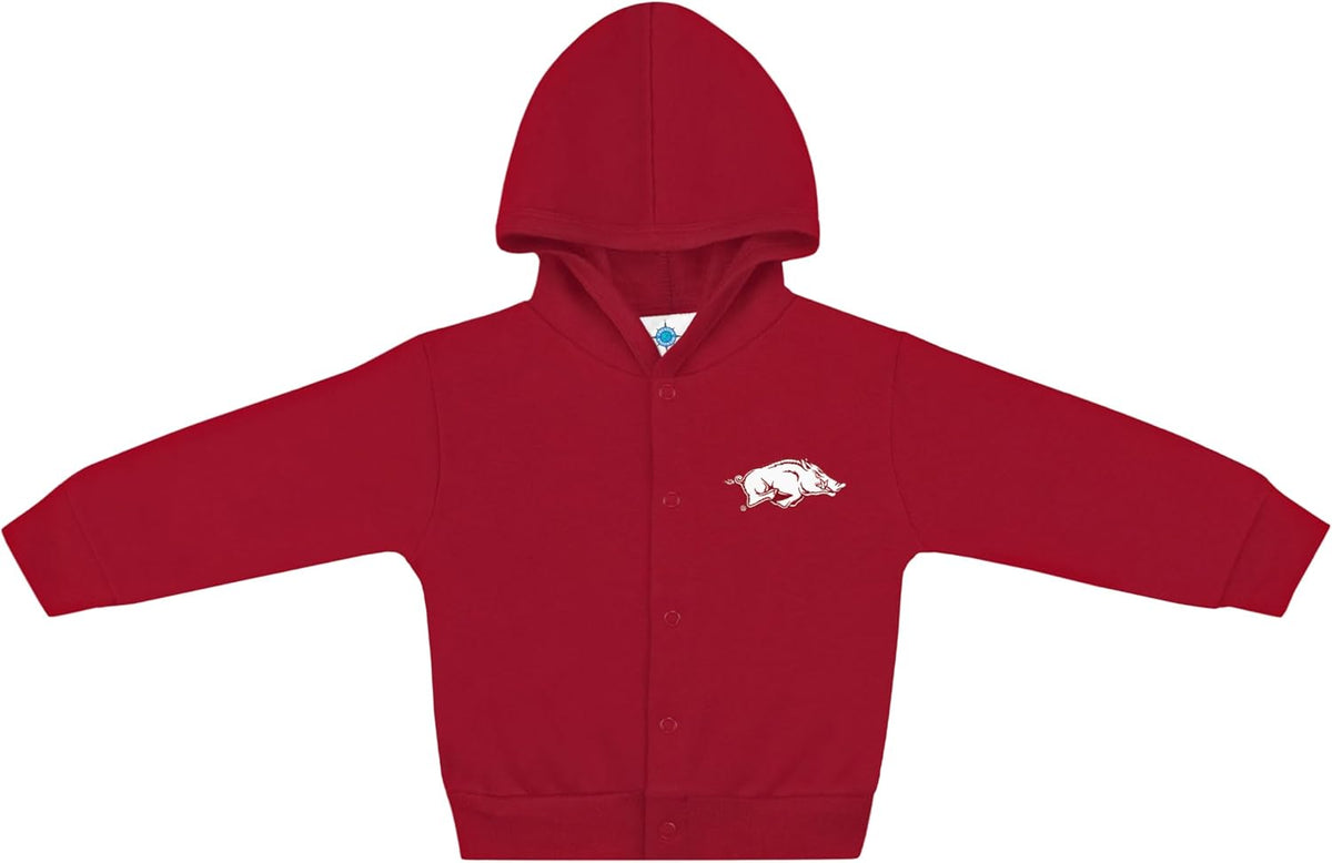 Creative Knitwear College Baby Snap Hooded Jacket - Team Logo, Multiple Colors, for Boys & Girls