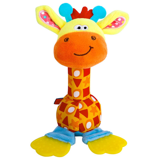 HUADADA Baby Soft Rattles Shaker, Infant Developmental Hand Grip Toys, Sensory Learning Toys with