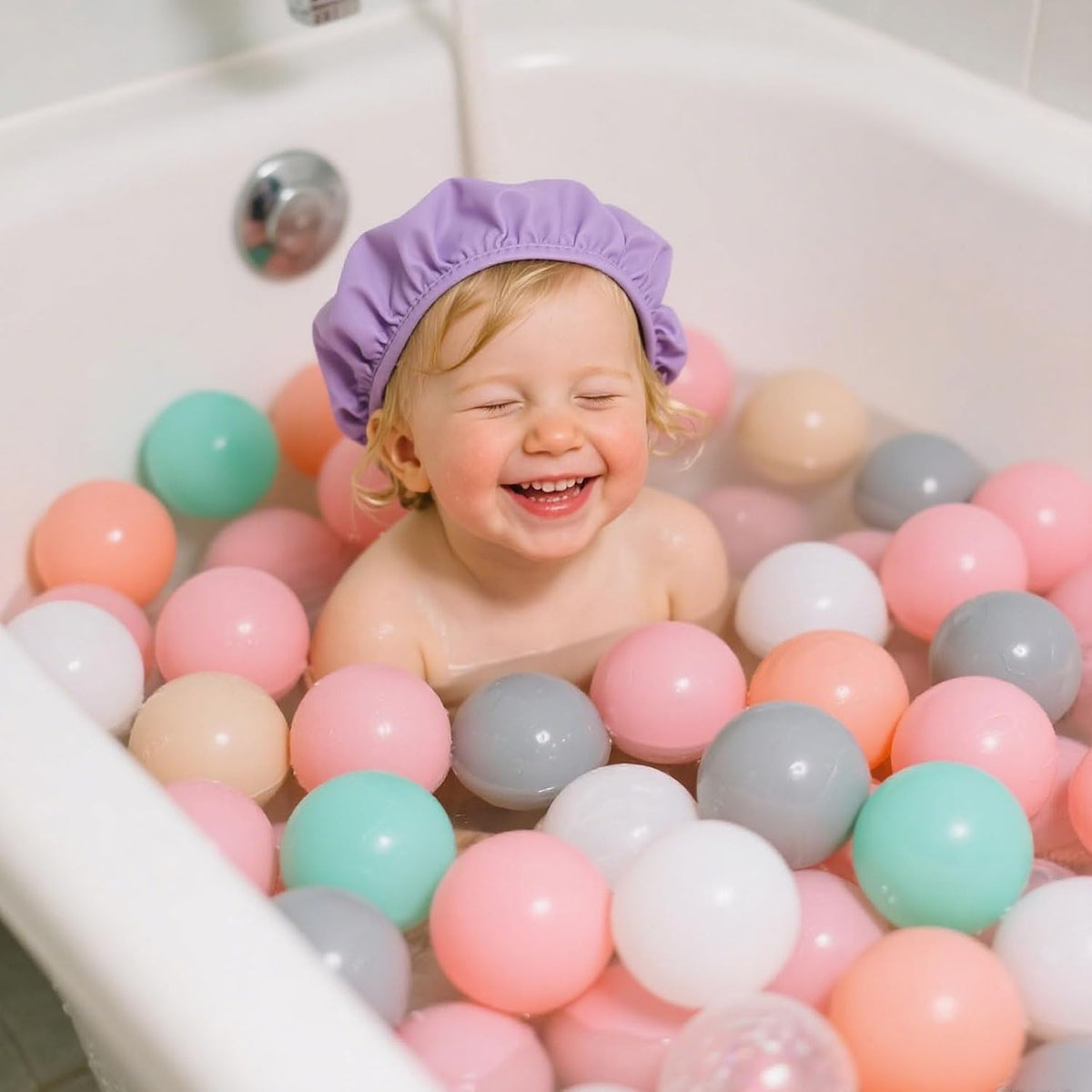 GOGOSO Balls for Ball Pit - Plastic Ball for Toddlers 1-3, Baby Kids Ball Pool Decoration 50 100