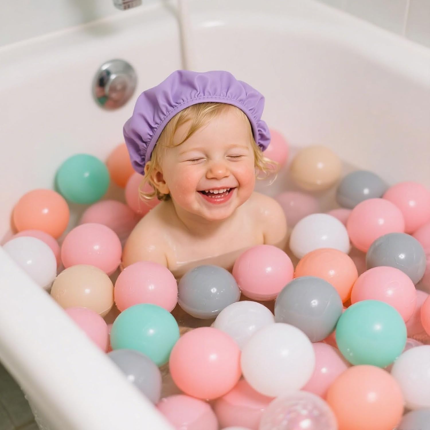 GOGOSO Balls for Ball Pit - Plastic Ball for Toddlers 1-3, Baby Kids Ball Pool Decoration 50 100