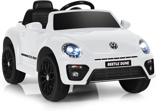 Costzon Ride on Car, 12V Licensed Volkswagen Beetle Battery Powered Vehicle w/Remote Control