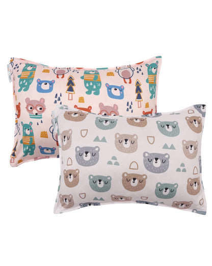 ALVABABY Toddler Pillowcases Stretchy Soft Kids Pillow Cover 2 Pack Fit 13"x 18" or 12"x16"
