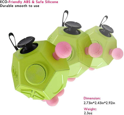12 Sided Fidget Toys, Dodecagon Cube Toys Anti-Anxiety,Relieves Stress and Autism for