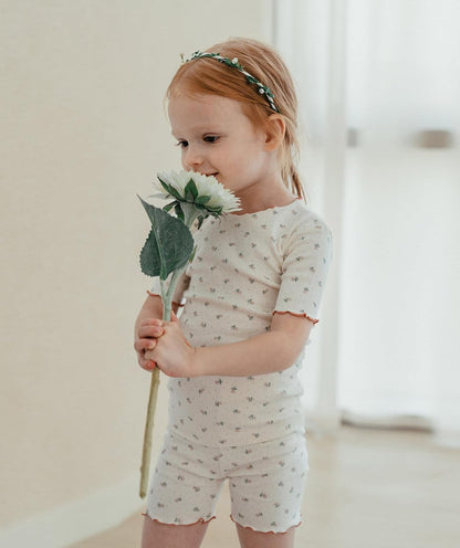 AVAUMA Baby Boy Girl Pajama Set 6M-7T Kids Cute Toddler Snug fit Flower Pattern Design Pjs Cotton
