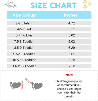 FEETCITY Toddler Walking Shoes Slip On Toddler Shoes Boys Girls Kids Sports Sneakers Casual School
