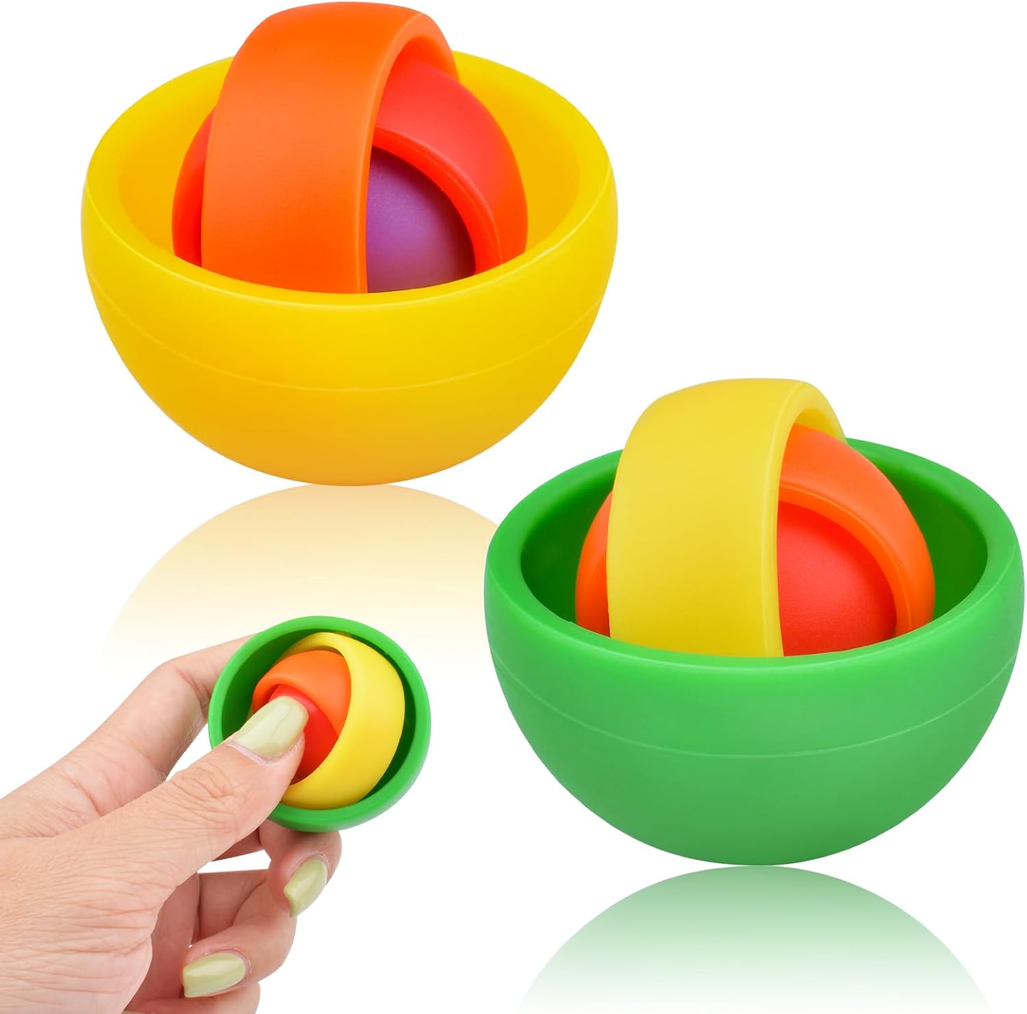 Fidget Toy for Adults, Gyro Fidget Desk Toys, Ideal Gift for Boys Girls Teens Kids, ADHD Autism