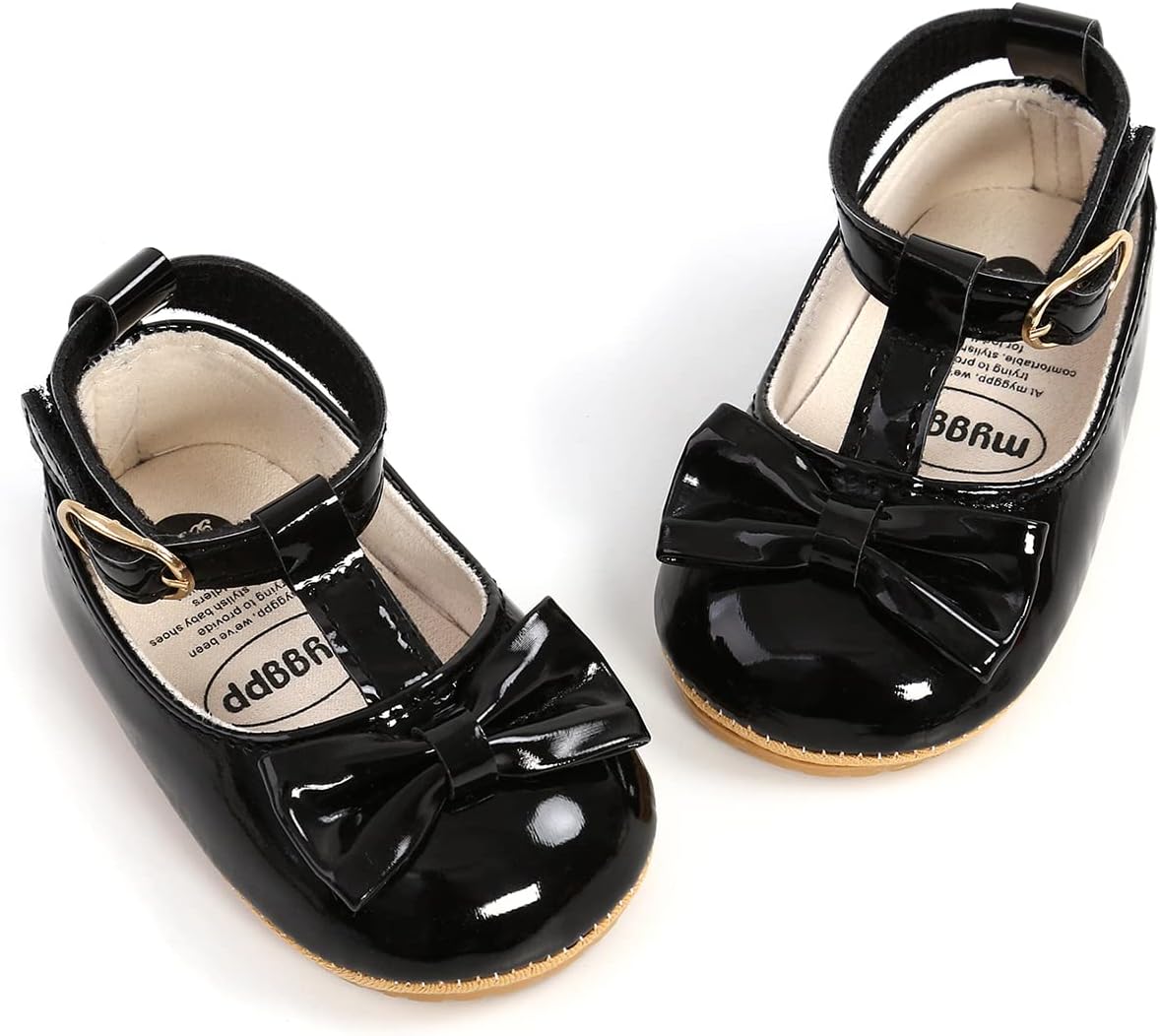 Baby Shoes Mary Jane Flats Non Slip Soft Sole Infant Toddler Sneakers First Walkers Party Christmas