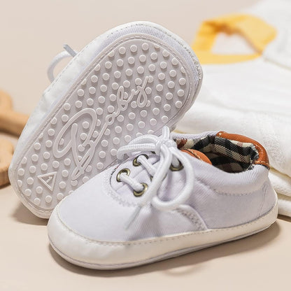 Morbido Infant Baby Boys Girls Canvas Sneaker Toddler Slip On Anti Skid Newborn First Walkers Candy