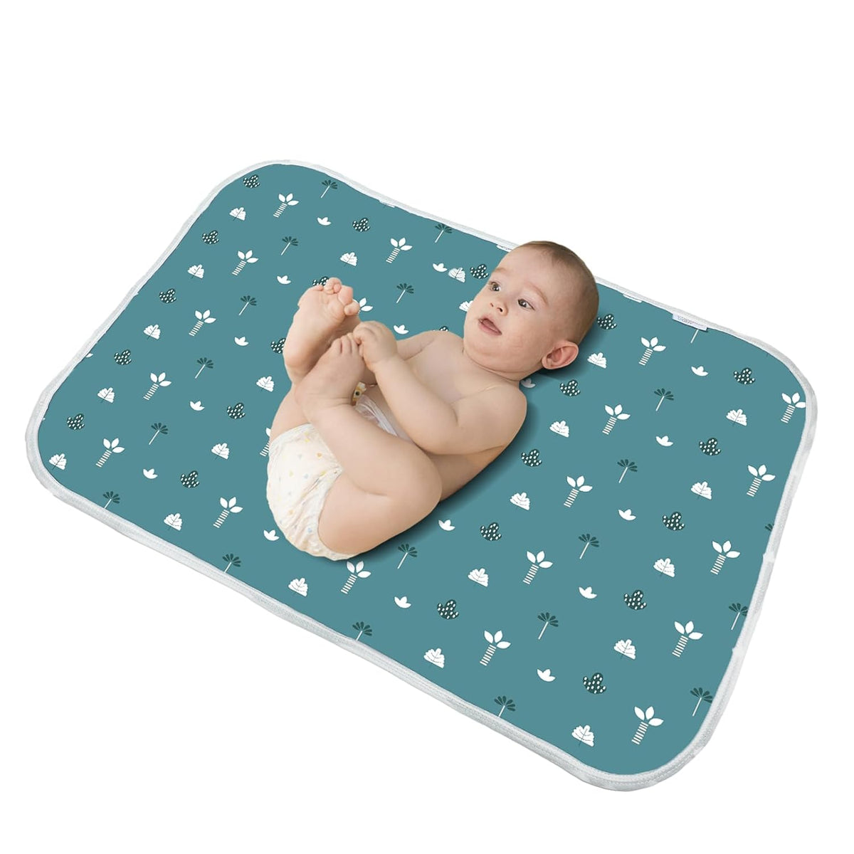Baby Diaper Changing Pad, 21 5/8" x 31.5" Waterproof Changing Pad Liners - Reusable Soft and